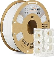 Vista 27 de Overture PLA Plus (PLA+) Filamento de 1/16 pulgadas, dureza mejorada con rollo PLA, con superficie de construcción 3D de 7.87 × 7.87 pulgadas, PLA