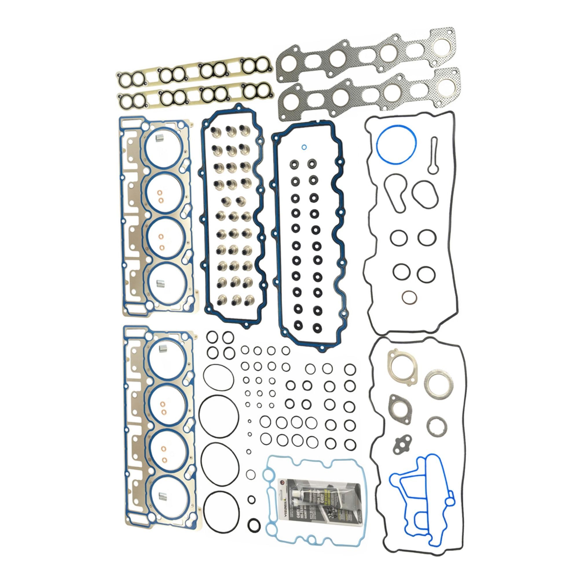 PartsFlow Head Gasket Set For 2004 2005 2006 2007 2008 2009 2010 2011 Ford E-350/450/ 6.0L V8 Diesel For 2003 2004 2005 2006 2007 Ford F-250/350/450/550 6.0L V8 Diesel HS8-20760