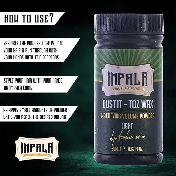 Borthe Impala Dust It Toz Wax Hafif Tutuş 20g
