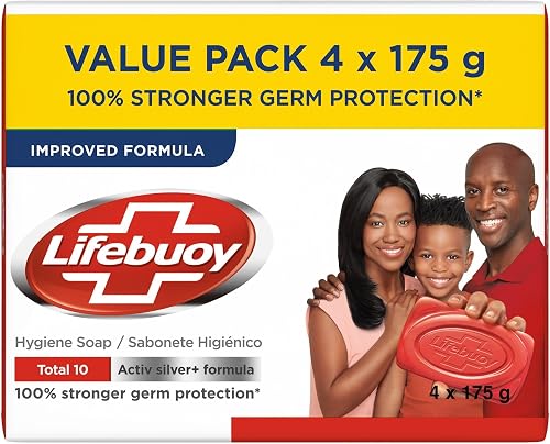 Lifebuoy Total 10 Hygiene Bar Soap 4x175g
