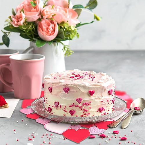 Miniatura 4 de 6 manteles individuales bordados para el día de San Valentín, diseño de corazón para el día de San Valentín, para el día más dulce, boda, San