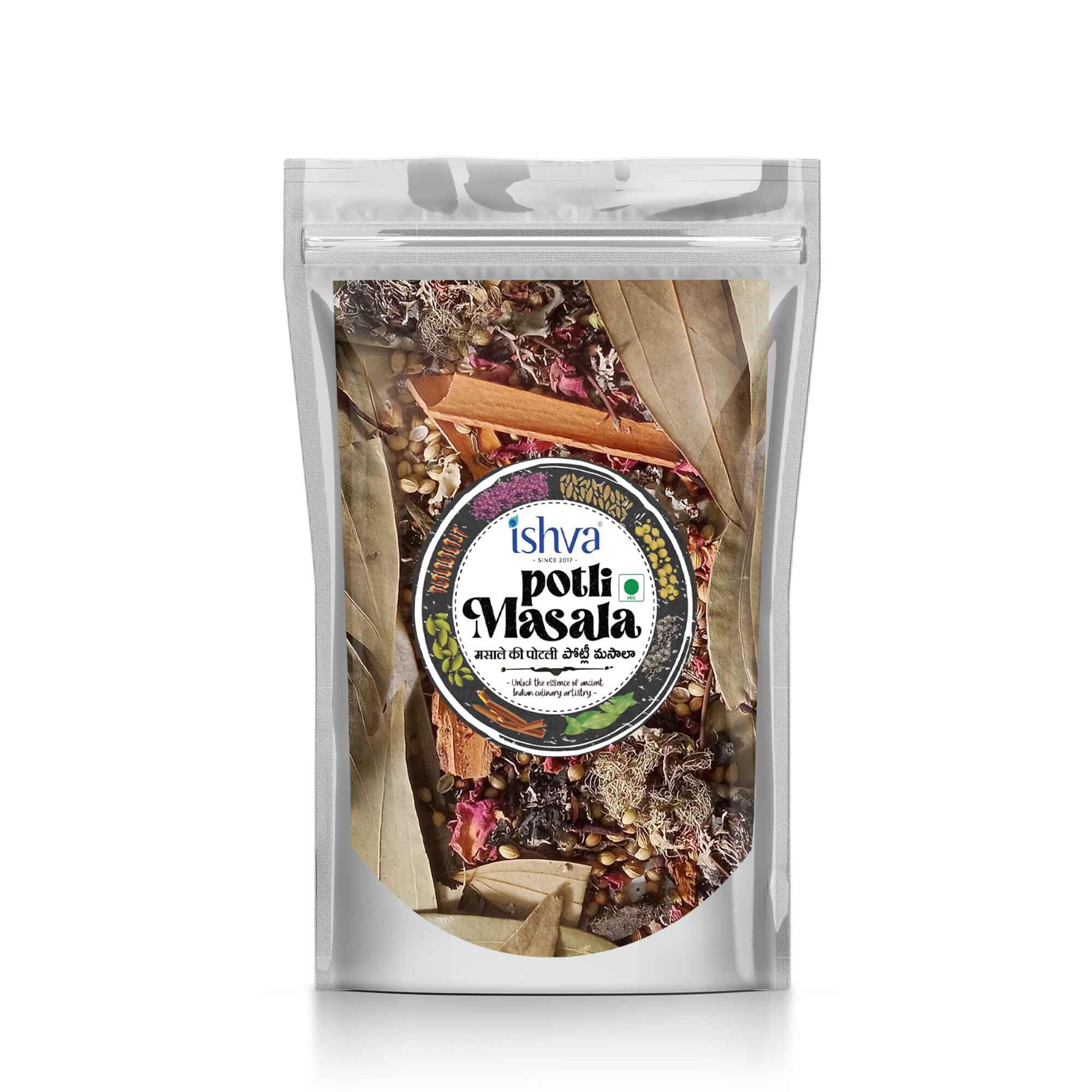Ishva | Potli Masala | Culinary Excellence | Enhanced Taste and Aroma | Versatile | Ancient Wisdom | Freshness Assured | 50g | Pack Of 2 (B0DHLF6N7Z) Amazon Price History, Amazon Price Tracker