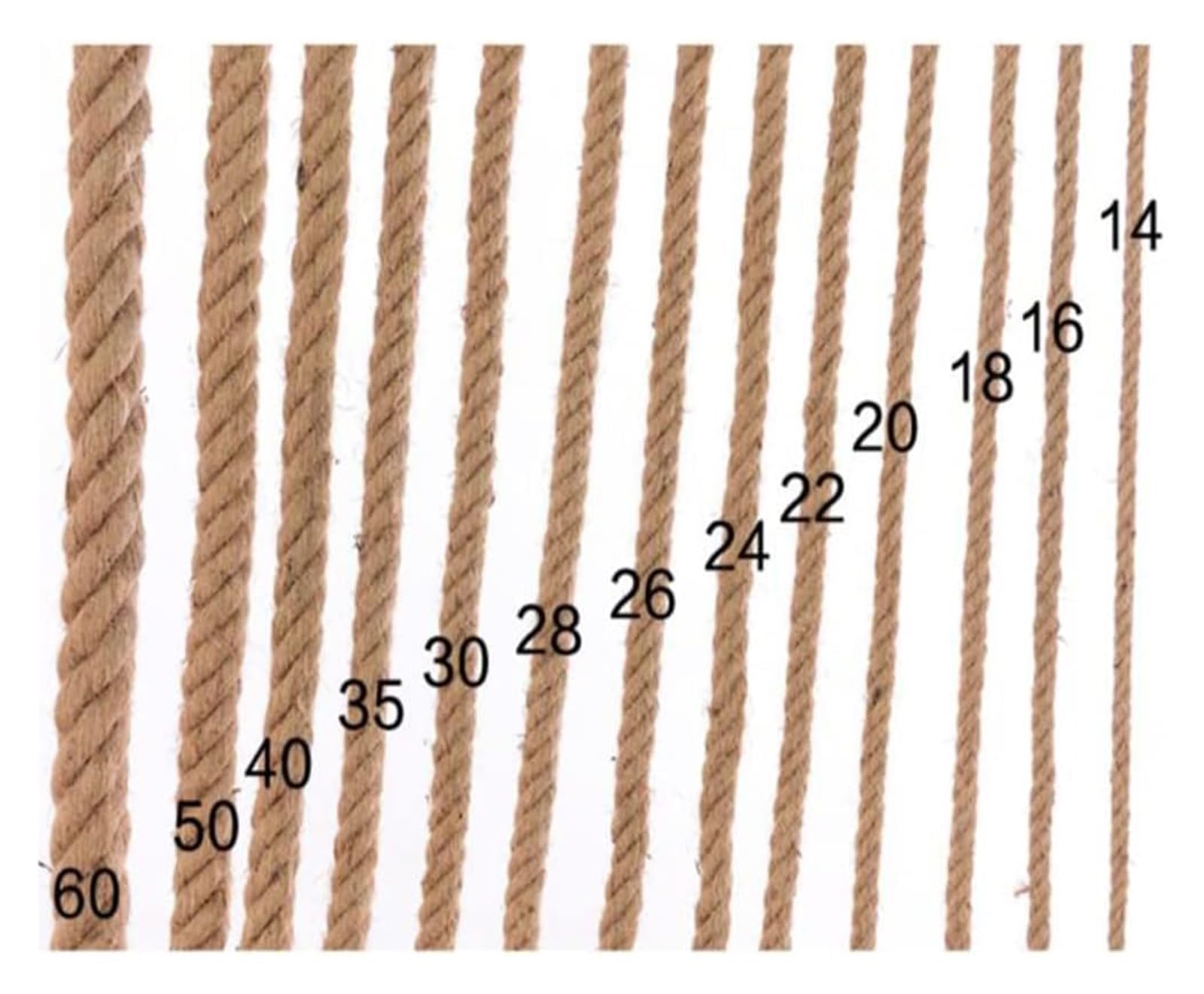 Sznur jutowy, 15mm lina konopna 30 M/98,4 stopy gruby ogród sznurek jutowy ciąg dla majsterkowiczów drapak dla kota ogrodnictwo DIY drapak lina Home Decor(15MM 10M)