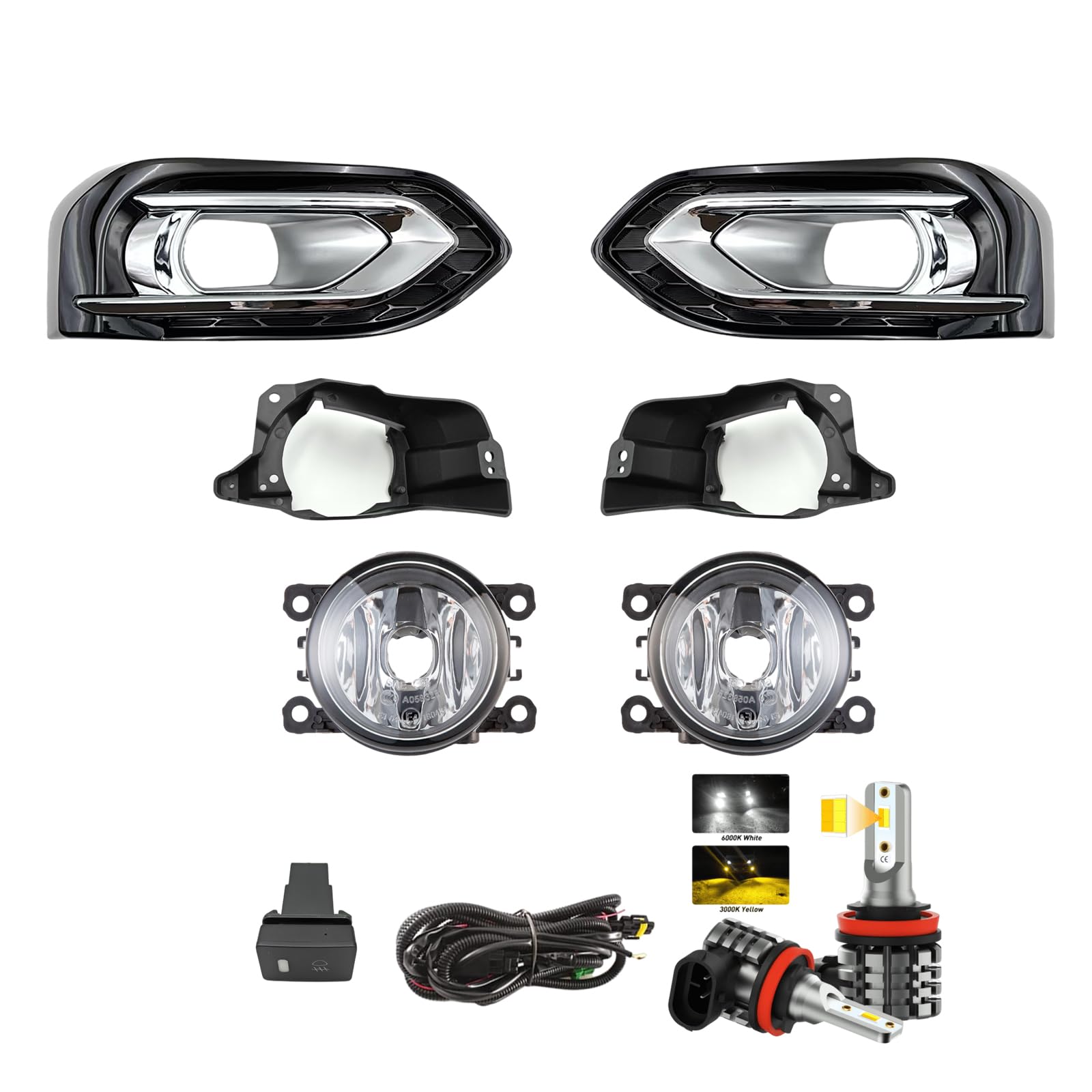 Amazon | CJWUHAO ホンダ フィット LED フォグランプ ユニット Eマーク