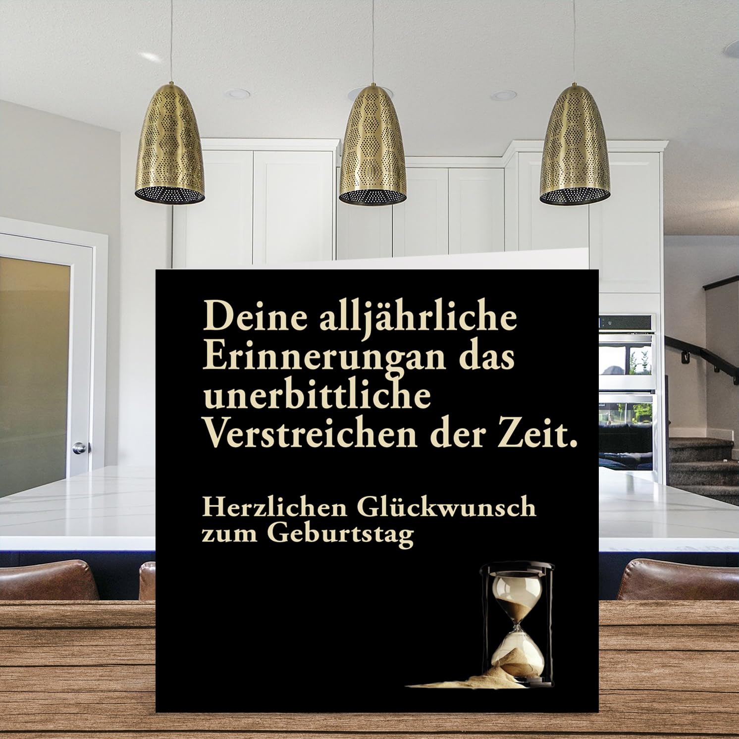 Stuff4 Lustige Geburtstagskarte 'Passing Of Time' - 145x145 Mm, Für Mama, Papa, Familie, Blanko Innen