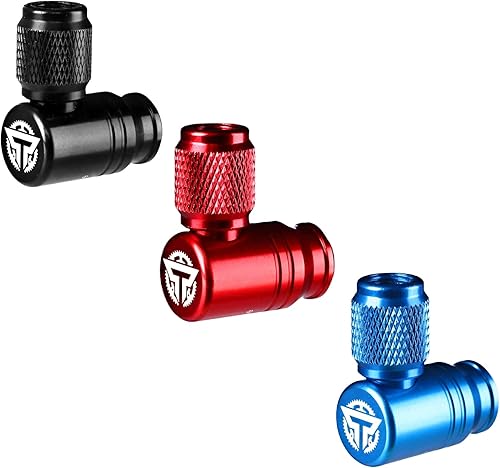 Turbulent CO2 - Juego de inflador de neumáticos de bicicleta compatible con válvula Presta y Schrader - Herramienta de bomba de aire rápida para