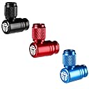 Turbulent CO2 Inflators for Bikes Tire, Presta and Schrader Valve Compatible, Bike Tire Pump for Mountain Biking and Road Bicycles, Insulated Sleeve, CO2 Cartridge NOT Included (Blue) gallery image