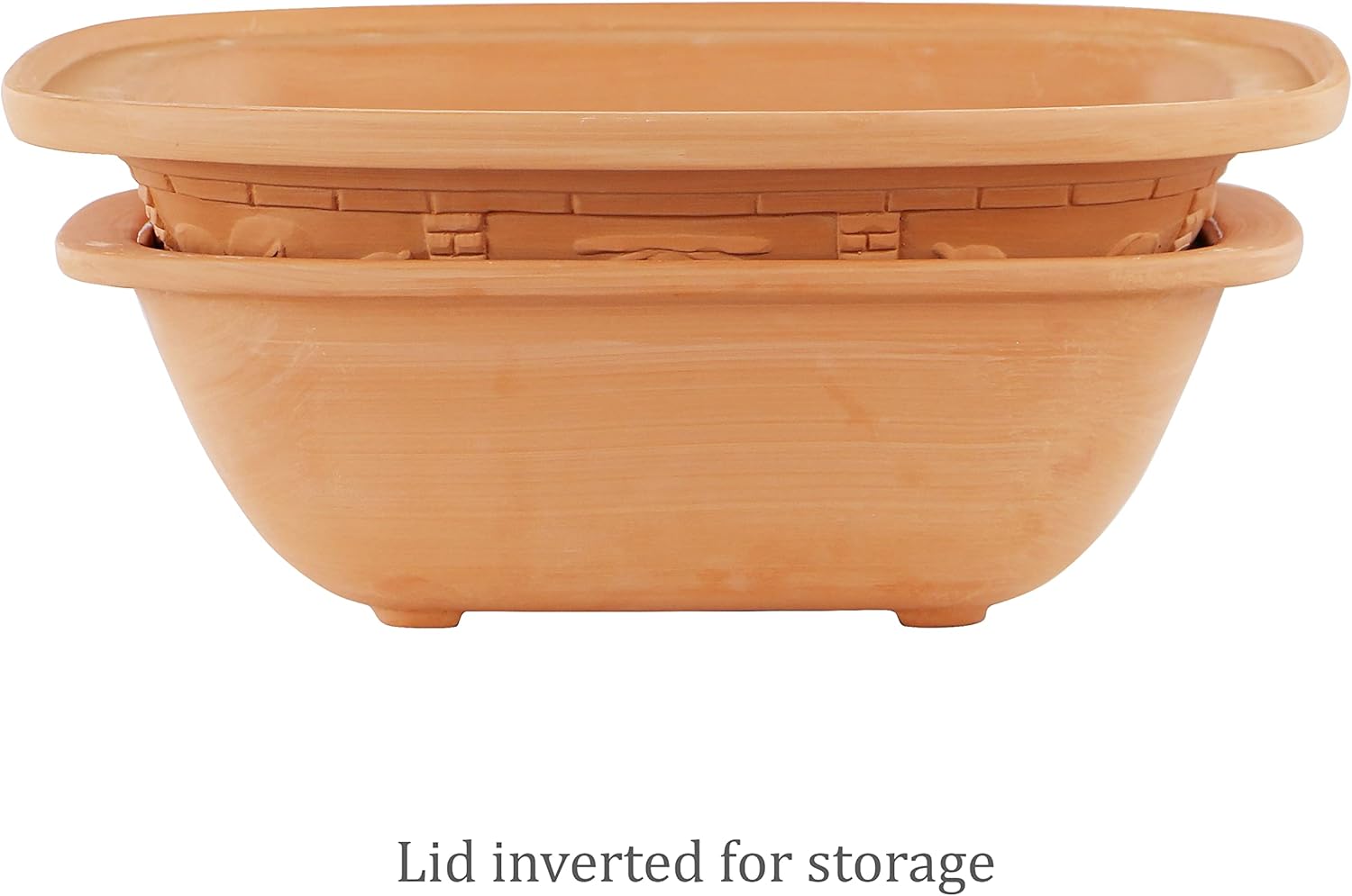 Eurita Clay Roaster, 3 Quart, 2.8 litres, Non-Stick Earthenware, Toxin-Free, Healthy Clay Pot Cooking, Versatile Cooking Dutch Oven, Digital Recipe and Instructions Included