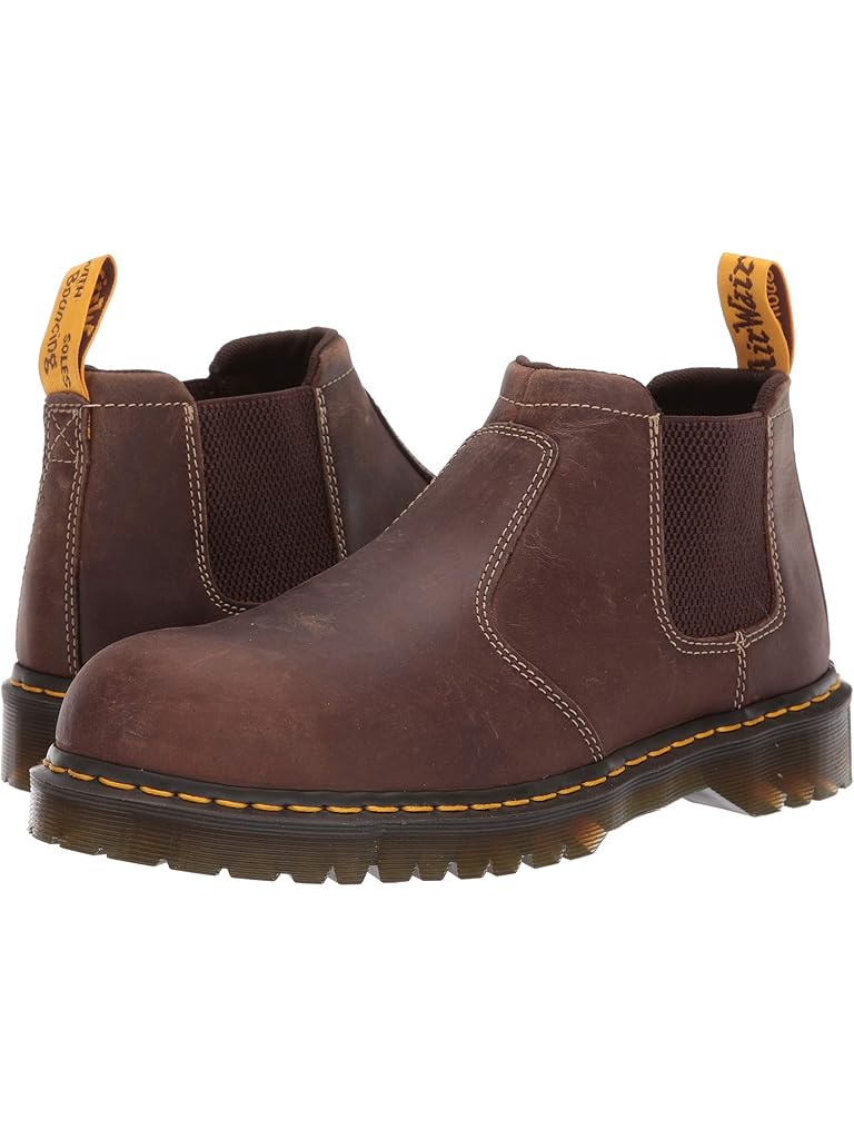 Brown Dr. Martens Furness Steel Toe EH