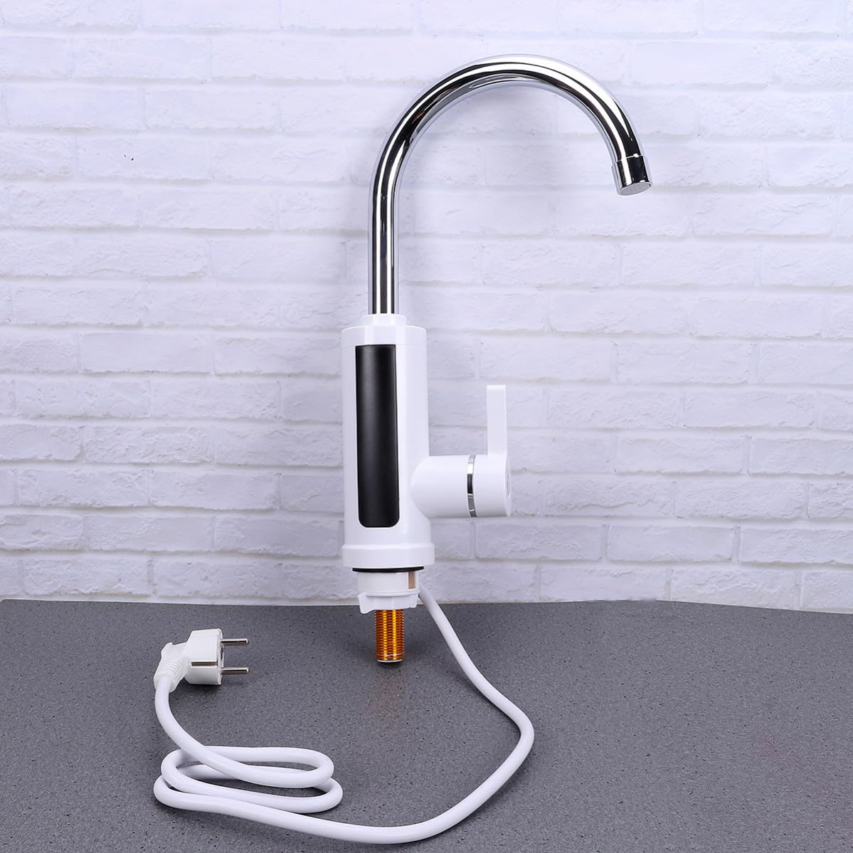 Robinet Inoxydable Instantané 220v en Chaude Acier Eu Plug D'eau Abs