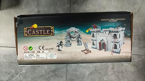 Miniatura 10 de Mostop Figuras de soldado de caballero de castillo medieval, figuras de soldado, juguetes de The Medieval Times Edad Media, juguete de construcción