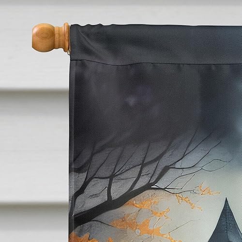 Miniatura 50 de Caroline's Treasures DAC2011GF - Bandera decorativa para jardín de Halloween con diseño de beagle para jardín, jardín, jardín, jardín, multicolor