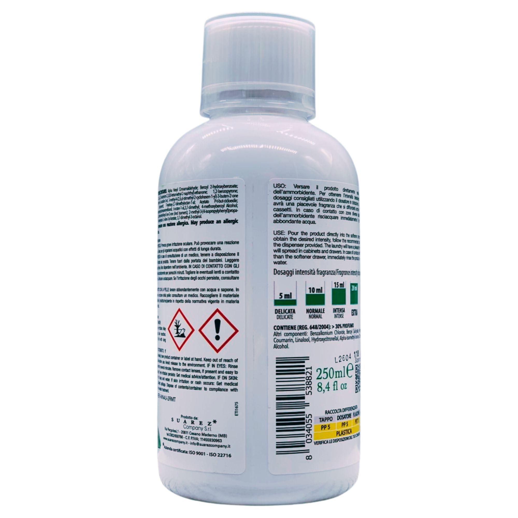 Sweet Home, Profuma Biancheria Formula Potenziata Igienizzante, Antibatterico Naturale. Disponibile In Due Profumazioni 250ml (4 Flaconi, Muschio Bianco)