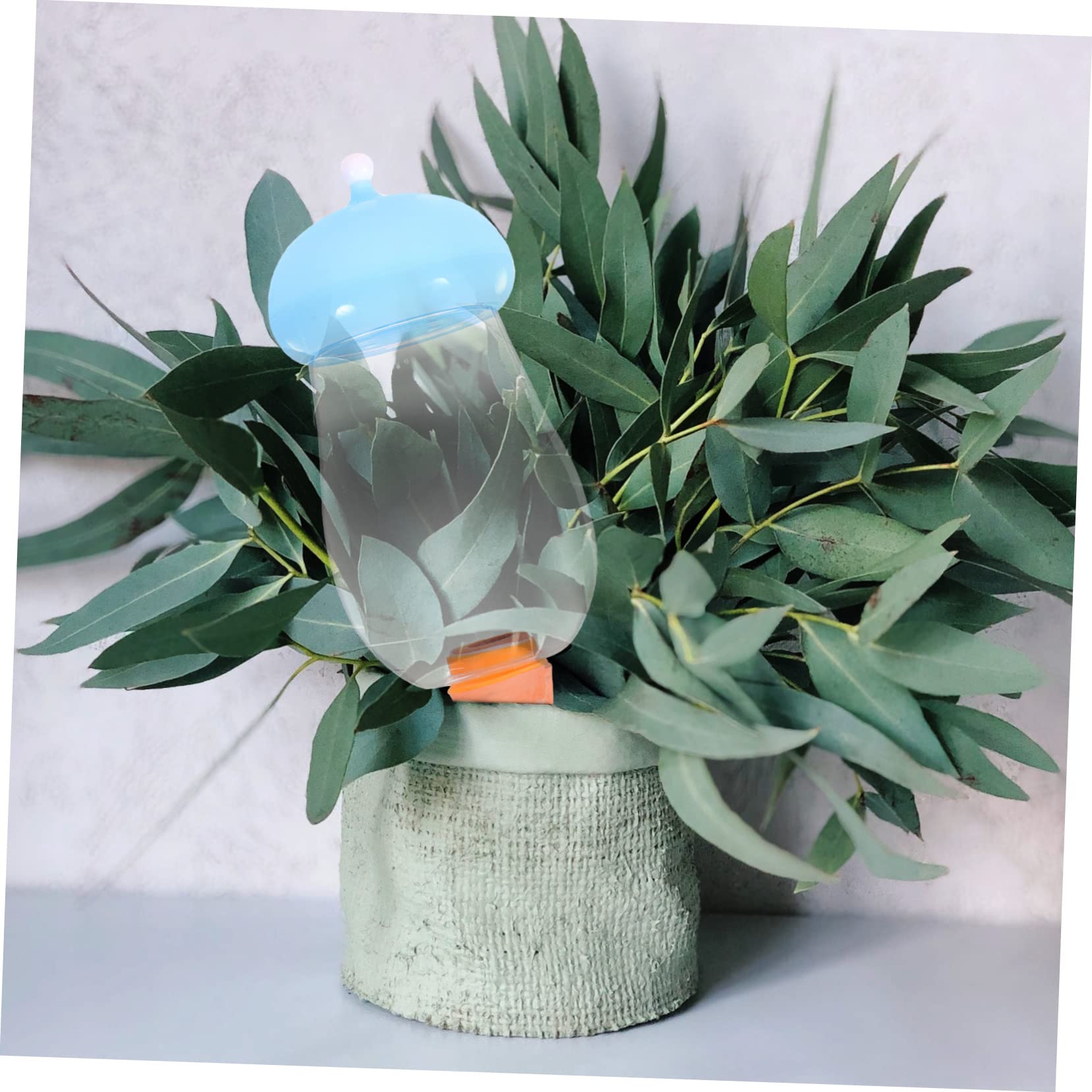UPKOCH 4 Pezzi Dispositivo di irrigazione dei Funghi autoirrigazione pianta gocciolare in Vaso Giardinaggio Piante Che innaffiano Punte gocciolatore Automatico dell'Acqua Ceramica Blu