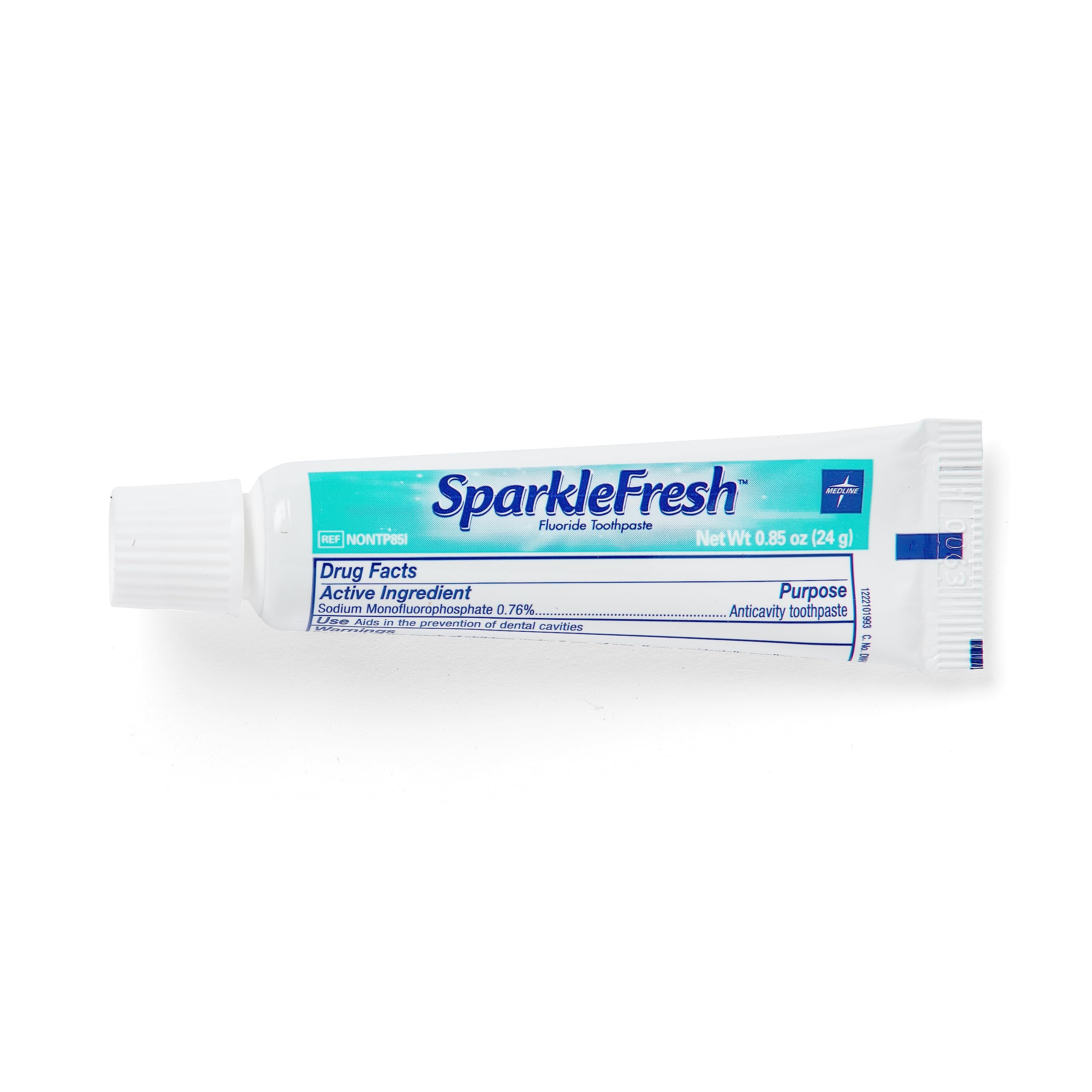 Medline Sparkle Fresh Toothpaste Fluoride Protection 0 85 oz Dental Hygiene and Oral Care Pack of 720