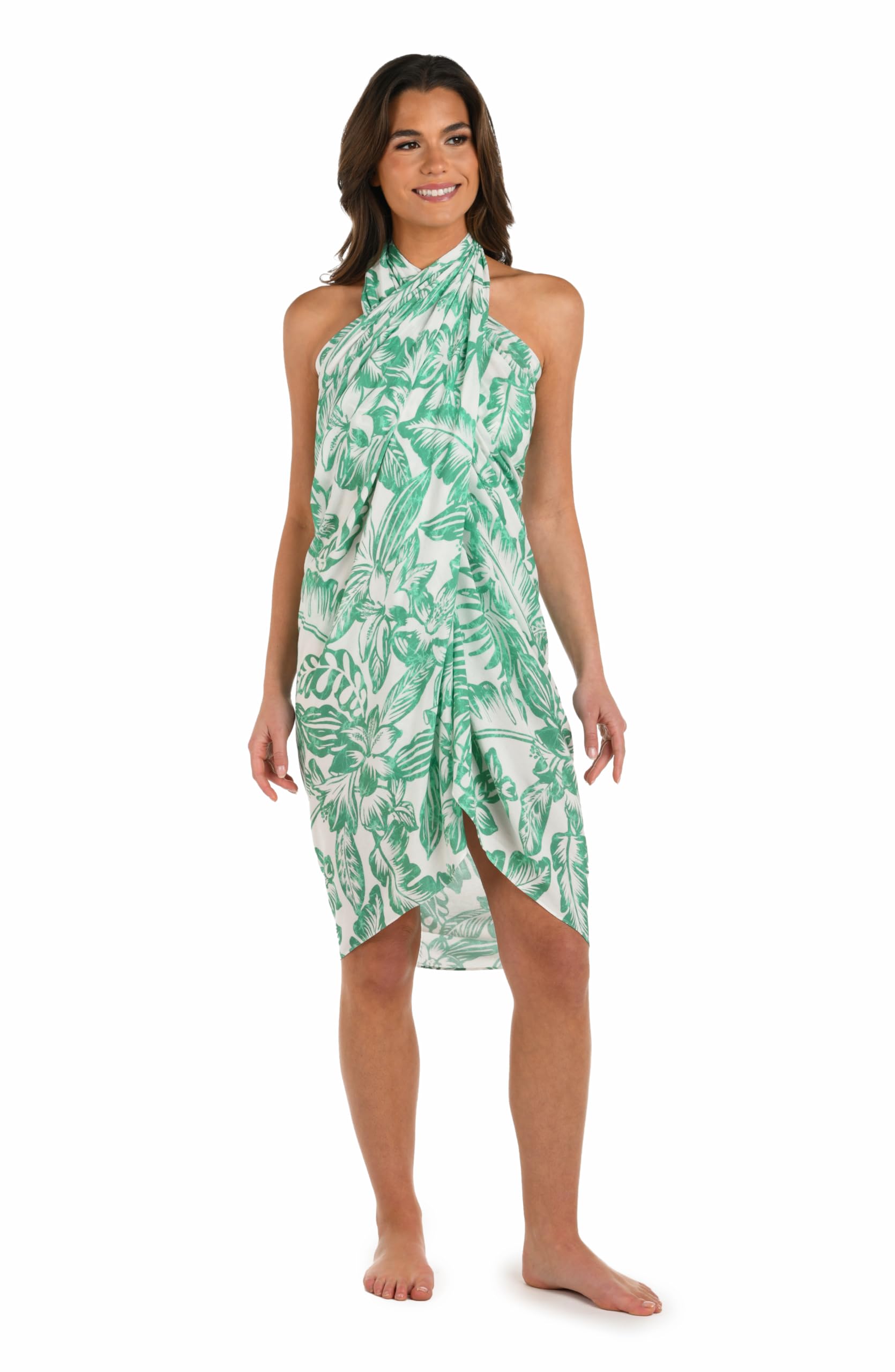 La Blanca Damen Pareo Wrap Swimsuit Cover Up Überwurf für Schwimmbekleidung (1er Pack)