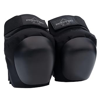 Pro-Tec Vert Knee Pads Heavy Duty, Reliable Protection for Vert, Park, Skateboarding, Roller Skating, and Roller Derby