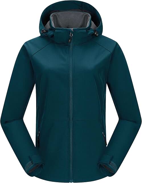 Waterproof Softshell Jacket with Removable Hood