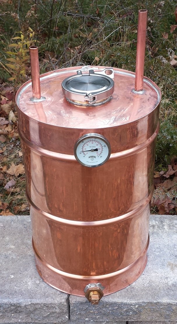 Stampede Stills 10 Gallon Copper Moonshine Still Thumper