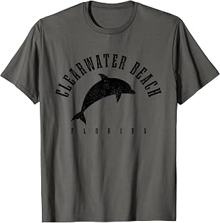 Clearwater Beach Florida FL Dolphin Vacation Souvenir Men Women T-Shirt