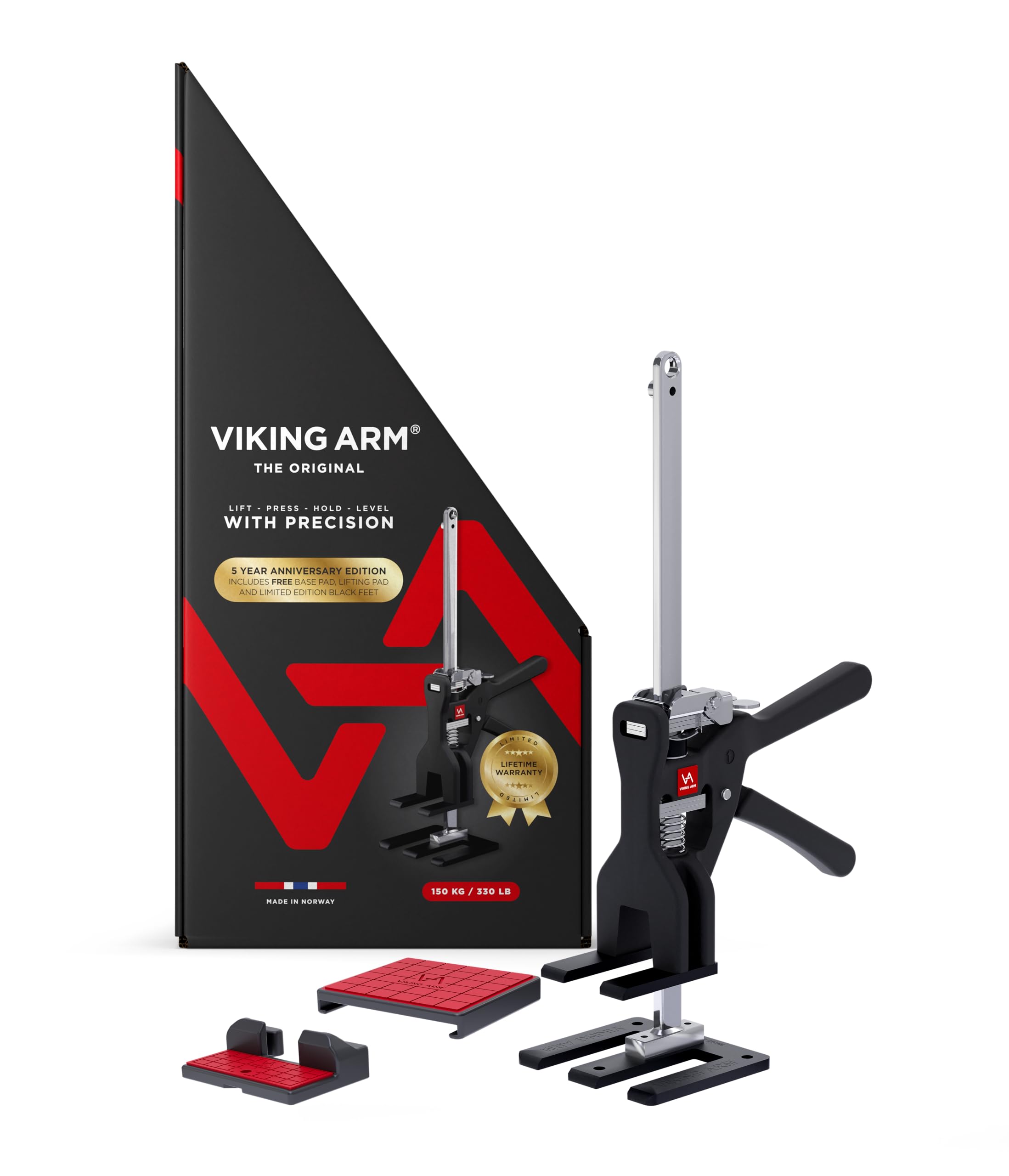 VIKING ARM - Herramienta de montaje con una sola mano de edición limitada, para realizar trabajos pesados con una sola persona | Herramienta de montaje herramienta de elevación