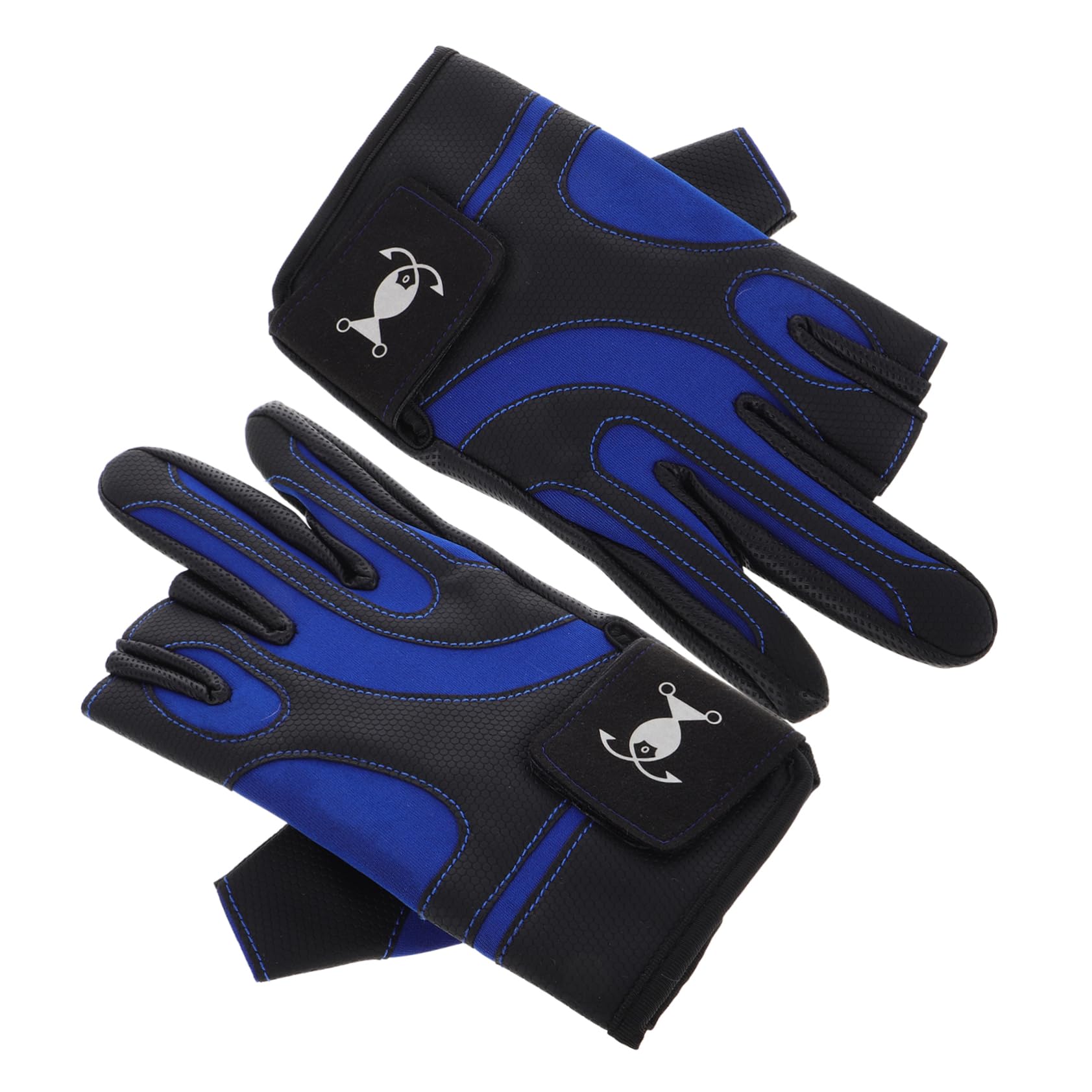Kisangel Fishing Gloves with 3-Finger Access and Antislip Grip for Fishing Uv Protected