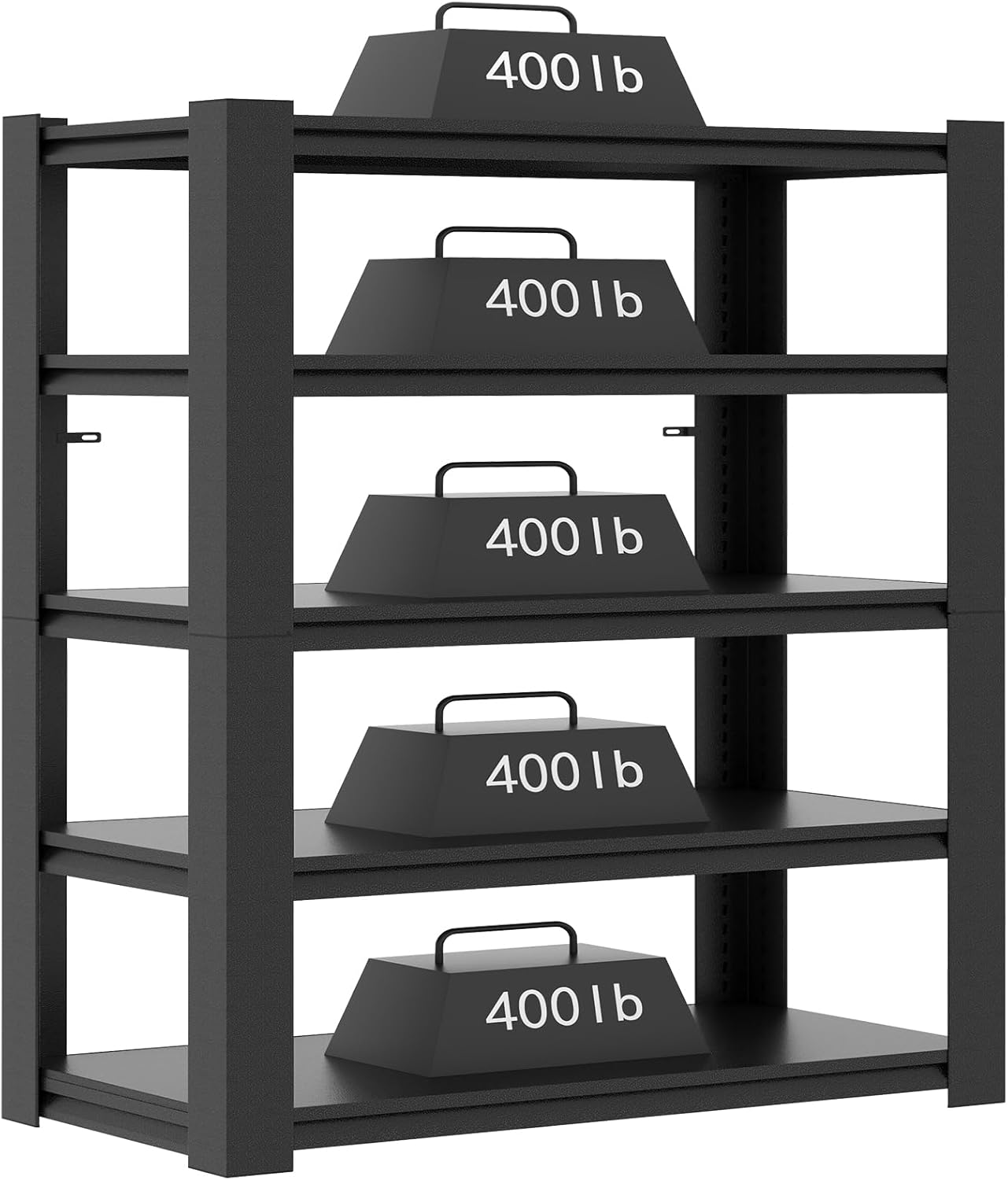 Garage Storage Shelves,72*35.4*15.7“Garage Shelving 2000lbs Heavy Duty Adjustable Shelves 5 Tier Metal Shelf Organizer Storage Garage Racks Shelf and Industrial Shelving for Garage Warehouse 72“*35.4”*15.7“
