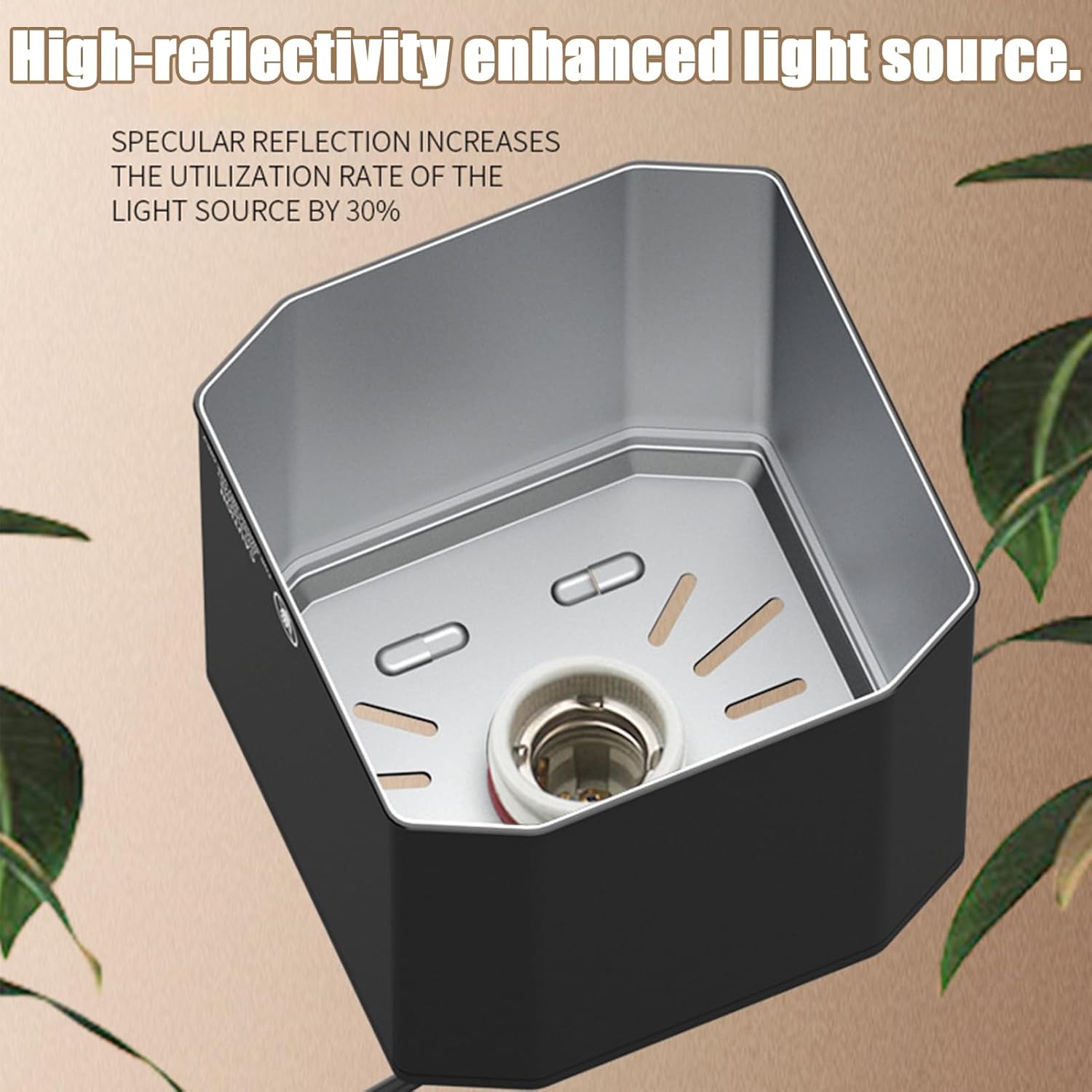 Heat Lamp Cover - Reptile Warm Lighting Shade, Terrarium Heat Lampshade for Turtle Gecko Tortoise Bearded Dragon Habitat Terrarium Enclosure Aquarium Durable Protective Cover for Reptile Heating