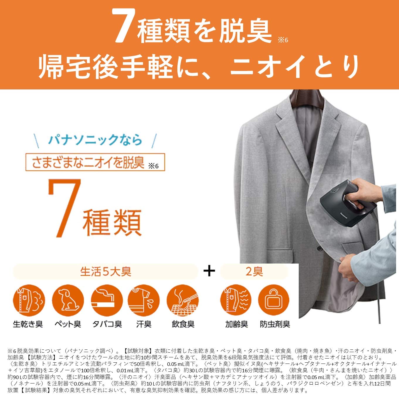 Amazon | パナソニック 衣類スチーマー スチームアイロン 大容量・360 