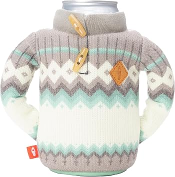 Puffin The Fjord Insulated Can Cooler for 12 & 16 oz Cans - Seafoam