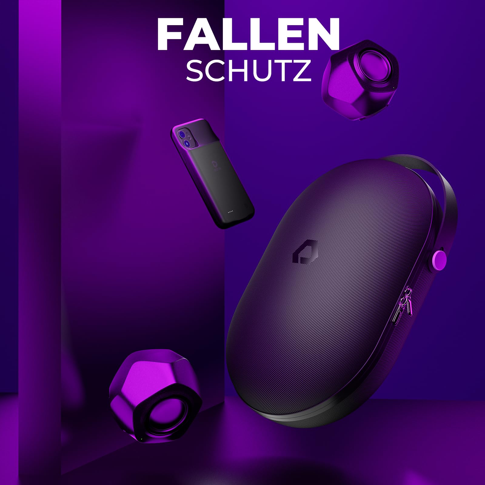 DESTEK CC2 Tasche - Ausgezeichneter Schutz für Meta Quest 3 / Quest Pro/Pico 4 - Top-Qualität All-in-One Zubehöraufbewahrung & Elegante Reisewahl