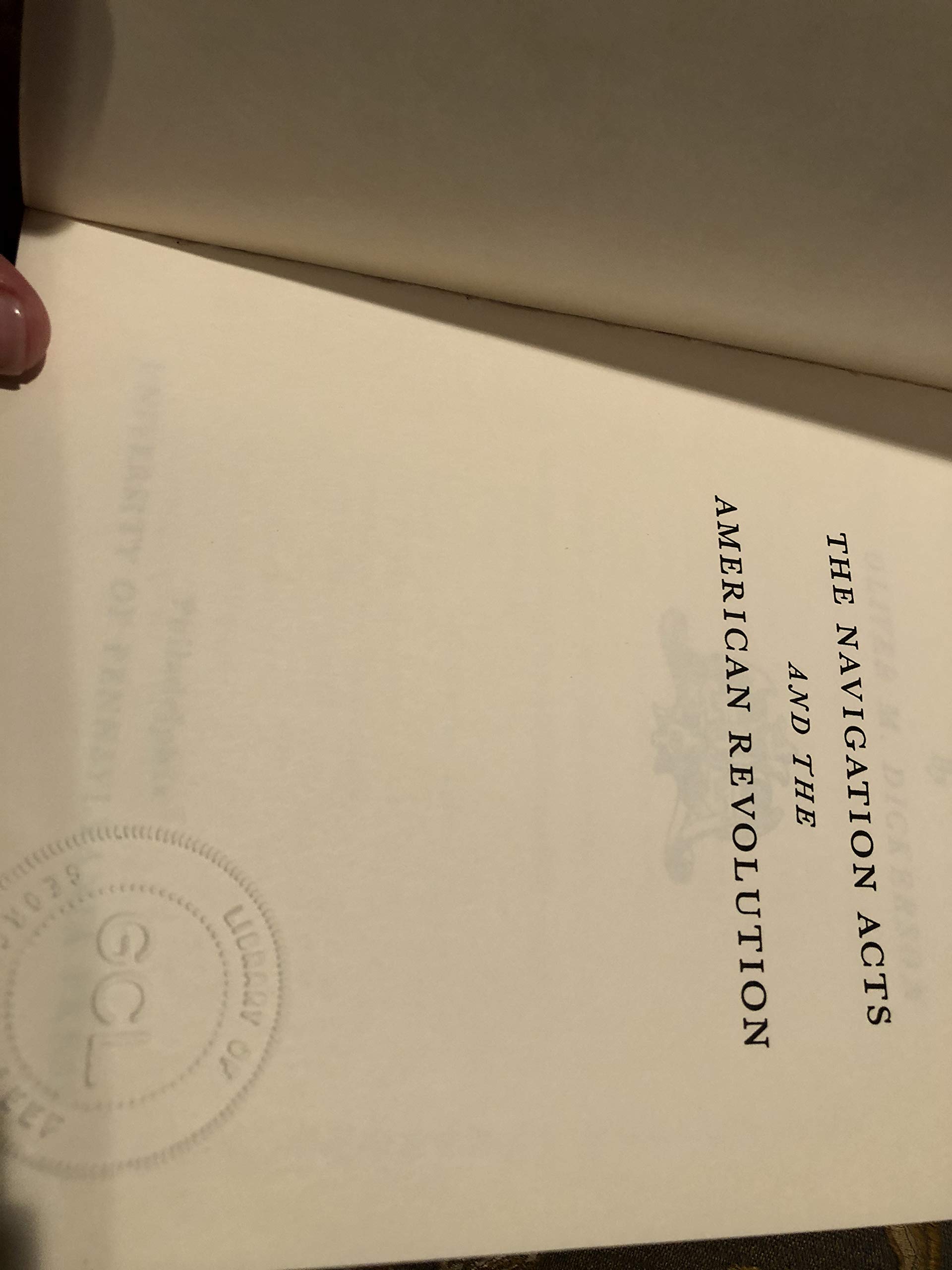 The Navigation Acts and the American Revolution - PT05