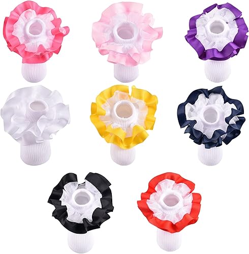 Miniatura 7 de Calcetines de encaje de princesa con volantes para recién nacidos, bebés, niños pequeños, niñas pequeñas