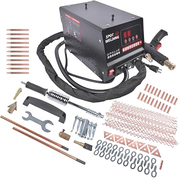 Spot Welder Dent Puller, 3500W 110V Stud Welder Car Body Dent Repair Kit with 7 Welding Modes Switch Between Auto & Manual Modes