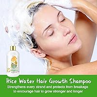 Vista 4 de Rice Water Shampoo and Conditioner,Hair Growth Shampoo and Conditioner Set for Thinning Hair and Hair Loss for Hair Loss,Rice Water for Hair Growth