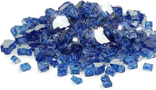 Golden Flame Vidrio de fuego Ultra de 20 libras 12 azul cobalto reflectante