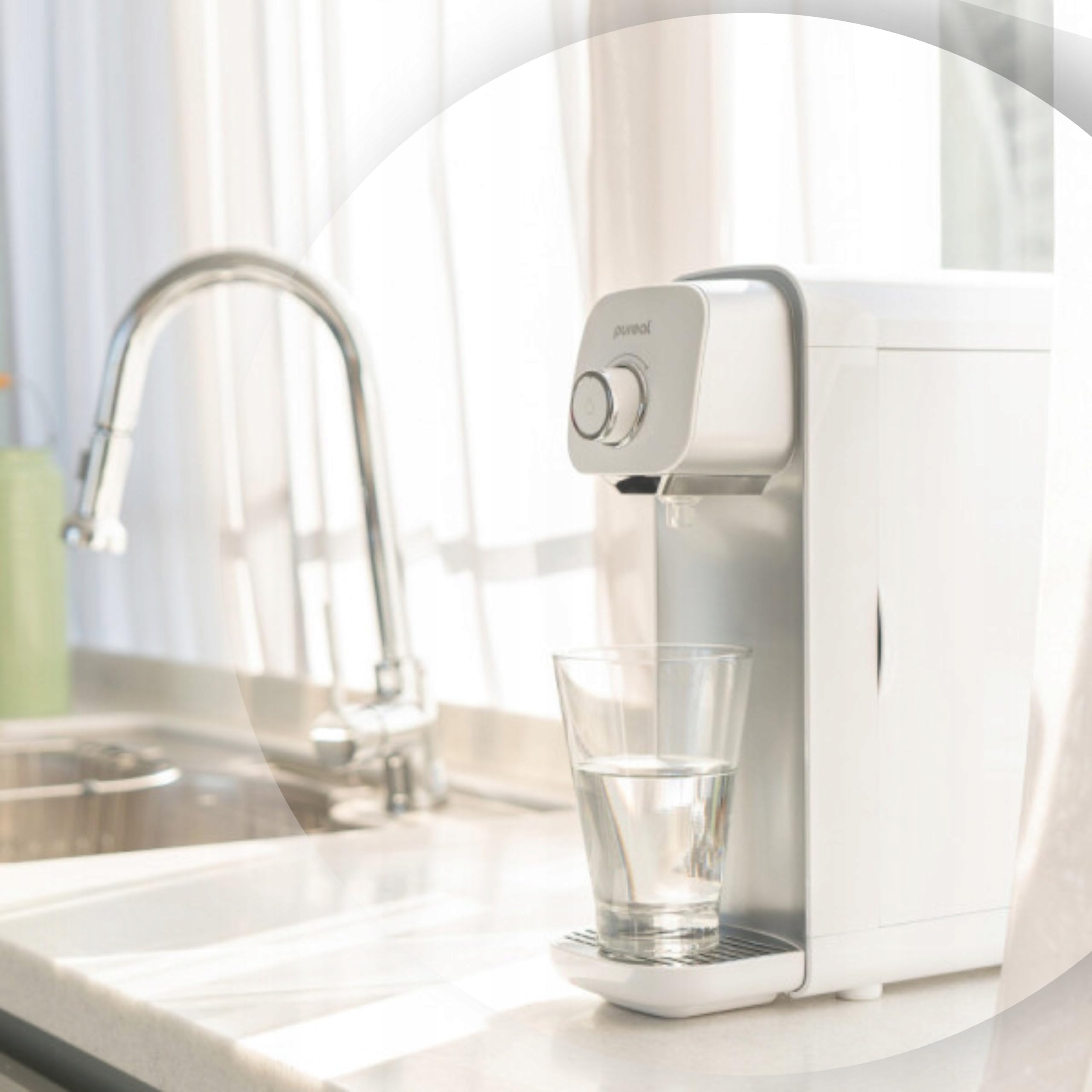 Pureal Direct oczyszczacz wody System filtrów 3 filtry 6 kroków filtrowania Certyfikat NSF 42 i 372 Redukuje rdzę, zanieczyszczenia, resztkowy chlor, drobne cząstki zawieszone i metale ciężkie.