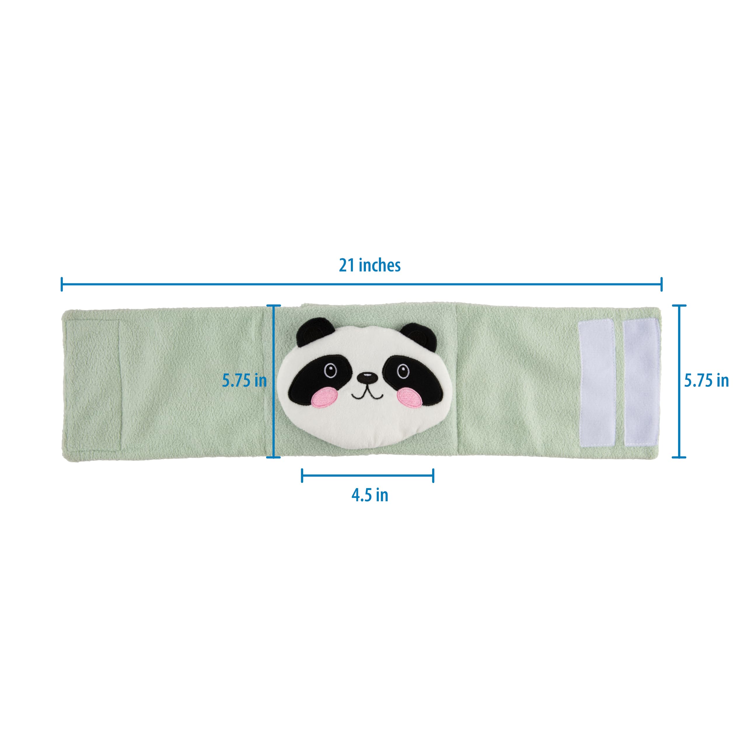 Dr. Brown's Gripebelt Ceinture chauffante pour soulager les coliques pour bébé et tout-petit, panda, 0 à 3 m