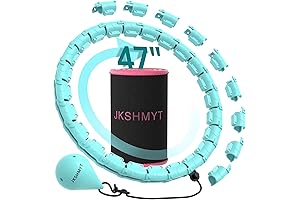 JKSHMYT Smart Weighted Fitness Hoop Plus Size for Adults Weight Loss