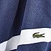 Lacoste Sport Stripe 6-Piece Luxury Cotton Towel Set – Made with 100% Soft Supima Cotton, Absorbent & Quick-Drying, Includes 2 Bath Towels, 2 Hand Towels, 2 Washcloths, Navy