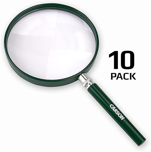 Miniatura 2 de Carson HU-20AMMU Bigeye Lupa con lente de gran tamaño (juego de 10), 5"