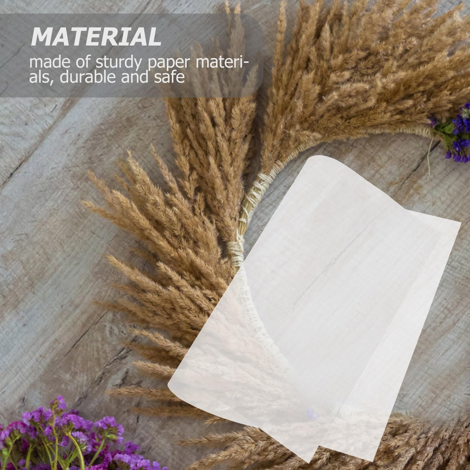 Générique Papier Buvard Blanc pour Presse à Fleurs 30pcs, Facile à Découper et Très Absorbant, Pressage de Fleurs Création DIY