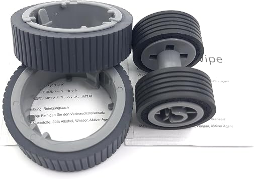 PA03670-0001 PA03670-0002 Scanner Paper Consumable Kit Pick Roller + Brake Roller Pickup Roller Compatible with fi-7160 fi-7260 fi-7140 fi-7240 fi-7180 fi-7280 fi-7300NX