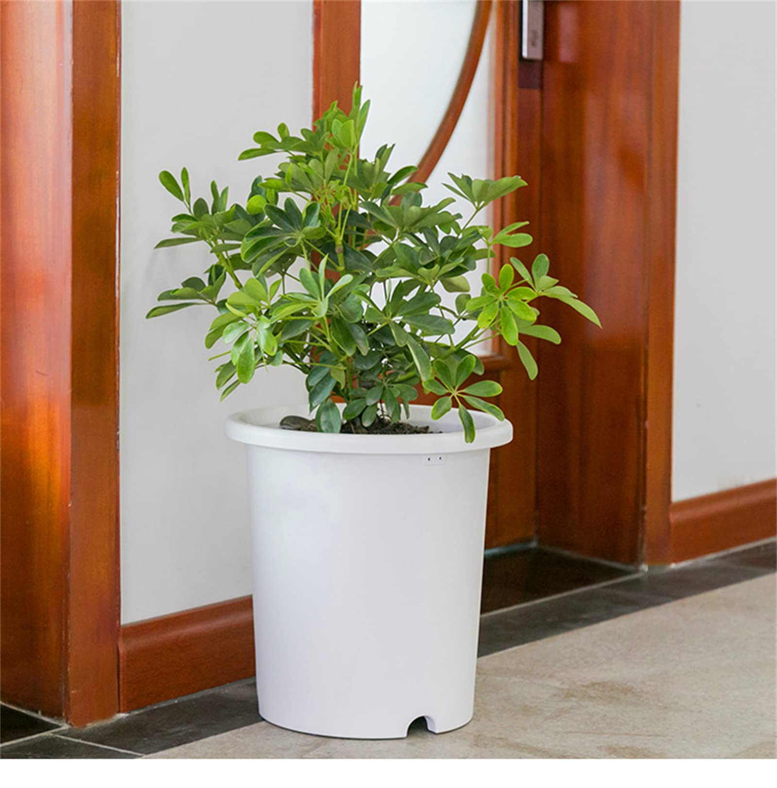 Amazon.co.jp: 植木鉢 プランター円筒形 樹脂プラスチック 現代円筒形