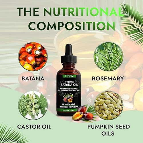 Miniatura 7 de Aceite de batana para el crecimiento del cabello, aceite de batana 100% orgánico, fortalece, espesa y restaura el cabello natural, cuero cabelludo