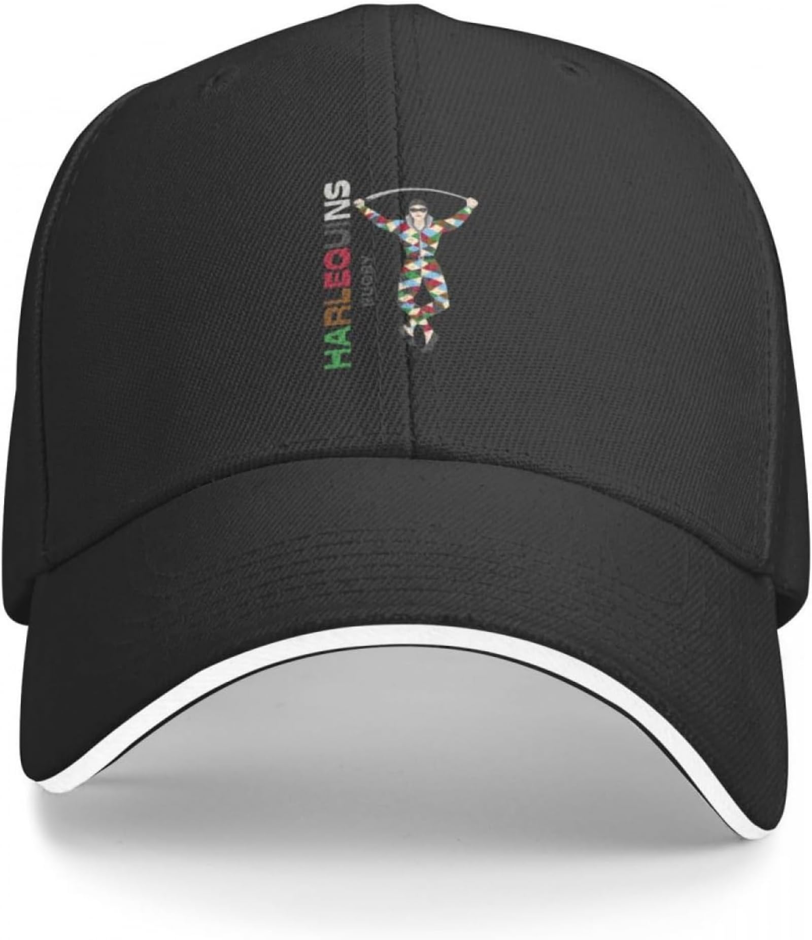 Caphatmc Unisex Color Baseball Cap Hip Hop Sun Hat Harlequins Rugby Essential Baseball Cap Streetwear Cute Beach Snapback Cap Caps Women Men's