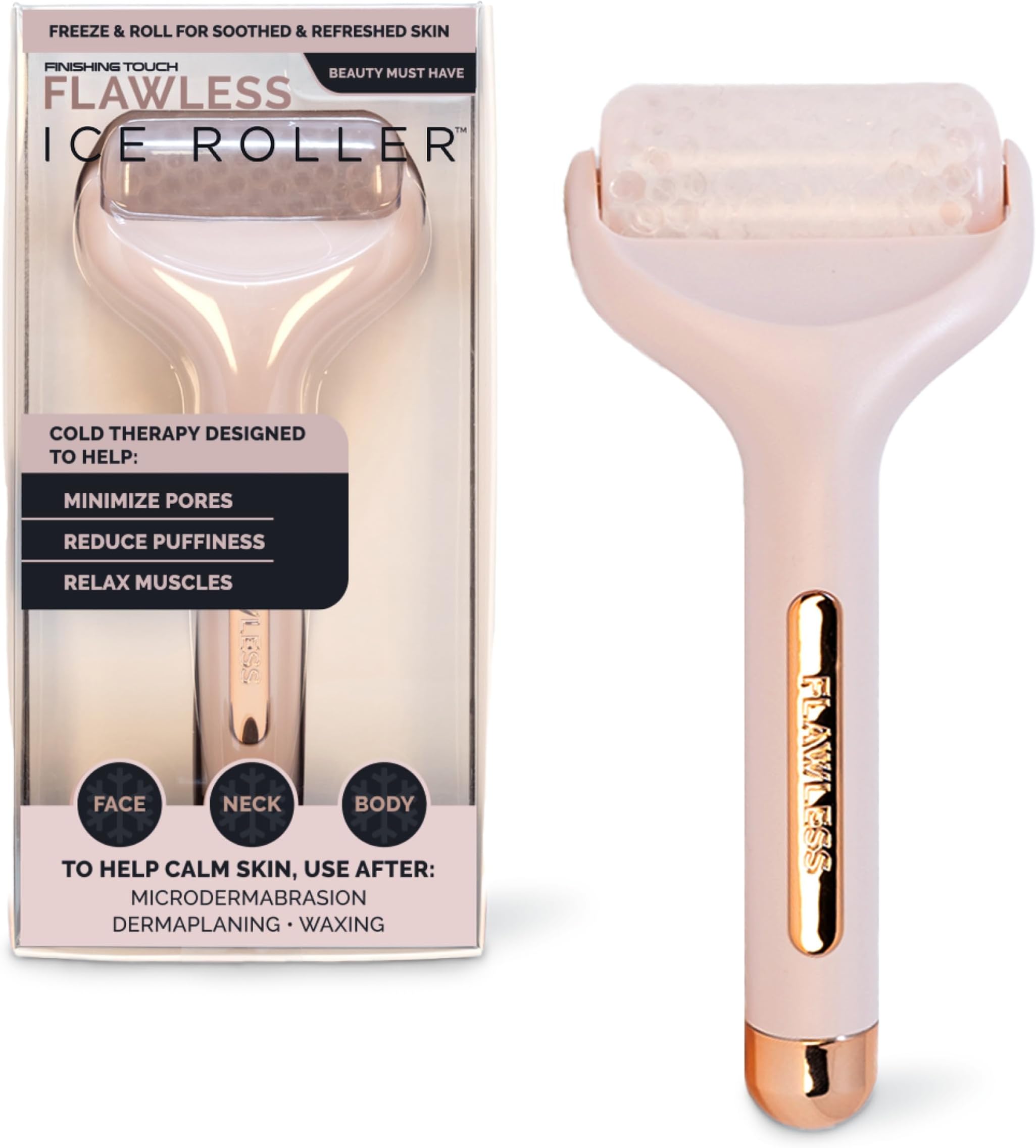 Finishing Touch Flawless Facial Massage Ice Roller