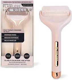 Finishing Touch Rolo de gelo para massagem facial impecável