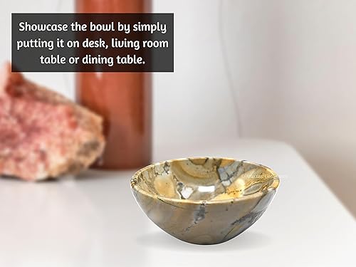 Miniatura 35 de Amazing Gemstone Clear Quartz Crystal Bowl - 2" Gem Stone Bowl for Altar Offering