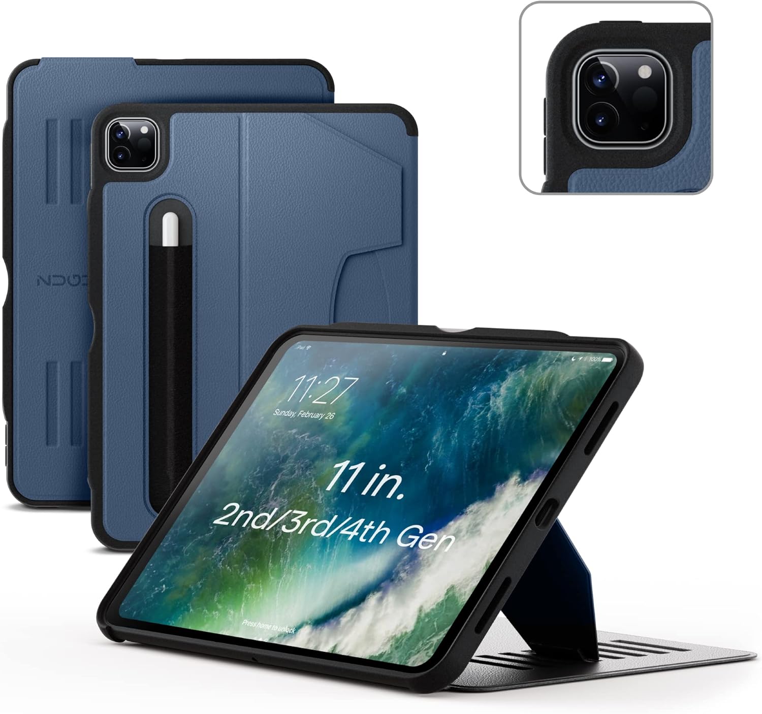 ZUGU Case for iPad Pro 11 inch (1st, 2nd, 3rd & 4th Gen